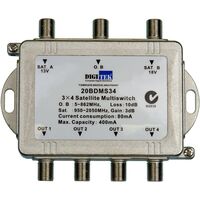 Digitek 3 Input 4 Way Multiswitch - 20BDMS34