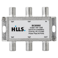 Hills Antenna BC85092 4-Way 12dB 2.4GHz Tap - BC85092