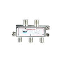 Hills Antenna BC15484B 4-Way Passive Splitter - Display Box - BC15484B
