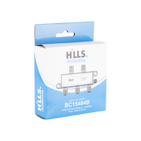 Hills Antenna BC15484B 4-Way Passive Splitter - Display Box - BC15484B