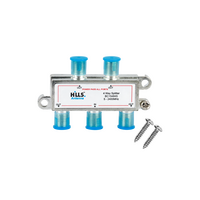 Hills Antenna BC15484B 4-Way Passive Splitter - Display Box - BC15484B