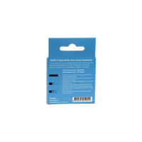 Hills Antenna BC2090B RG59 F-Type Crimp Connector 10-Pack in Box - BC2090B