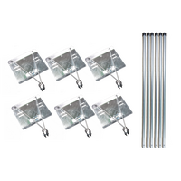 Hills Antenna BC2844-6PACK Tin Roof Tripod Mount and Mast - BC2844-6PACK