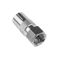 Hills Antenna BC5728B F-Type Male to PAL Female Adaptor 2-Pack in Box - BC5728B