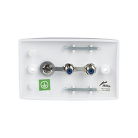 Hills Antenna BC74262B Dual F-Type Earthing Plate - Foxtel Approved - BC74262B