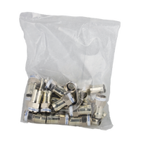 Hills  Antenna BC80490B  RG6 F-TYPE Double Bubble 25 Pack Box - BC80490B