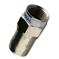 Hills Antenna BC80490 RG6 Double Bubble Connector - BC80490