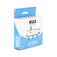 Hills Antenna BC15166B 3-Way Passive Splitter - Display Box - BC15166B
