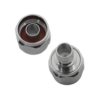 Hills Antenna N Connector Male HEX Crimp for LL400 Cable - White Bronze Tri Metal Albaloy Body - BC85272