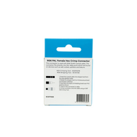 Hills Antenna BC87156B RG6 PAL Female Hex Crimp Connector 2-Pack in Box - BC87156B