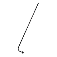 Hills Antenna FB602406B 1.4M Curved Fascia Bracket (Hockey Stick) - Black - FB602406B