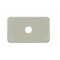 Digitek 1 Gang Wallplate (No Mech) - White - 05DWP01