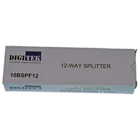 Digitek 12 Way 5-1000MHz F Type Splitter - 1 Leg Power Pass - 10BSPF12