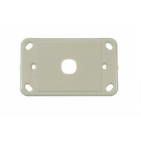Digitek 1 Gang Wallplate (No Mech) - White - 05DWP01