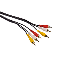 Digitek 1.8M 3x RCA Male to 3x RCA AV Lead - 06BAVL03