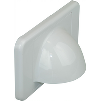 Digitek Media Style Wallplate (Bullnose) - White - 05DWPM