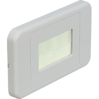 Digitek Media Style Wallplate (Flat) - White - 05DWPMF