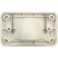 Digitek Media Style Wall Plate (Reverse Bullnose) - White - 05DWPMR