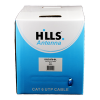 Hills Antenna 4 Pair CAT6 UTP LAN Cable 305M Box - Blue - 03JCAT6-BL
