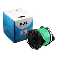 Hills Antenna 4 Pair CAT6 UTP LAN Cable 305M Box - Green - 03JCAT6-GN