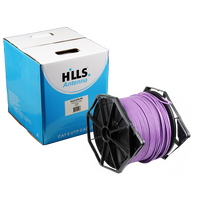 Hills Antenna 4 Pair CAT6 UTP LAN Cable 305M Box - Purple - 03JCAT6-PR
