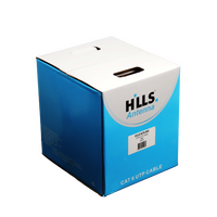 Hills Antenna 4 Pair CAT6 UTP LAN Cable 305M Box - Red - 03JCAT6-RD