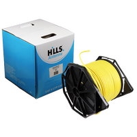 Hills Antenna 4 Pair CAT6 UTP LAN Cable 305M Box - Yellow - 03JCAT6-YL