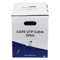 Datatek CAT6 UTP 24AWG Cable Green - 305m Box - 03JDCAT6GN
