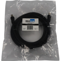 Digitek 3M Pal Male to Pal Male Quad Fly Lead - Black - 06A3MQB