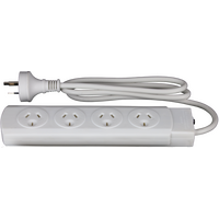 Hills Antenna 4 Way Power Board with Overload Protection - White - 09HPB-4 WE