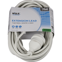 Hills Antenna 7M Power Extension Lead - White - 09HPL3-7 L WE