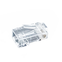 Datatek RJ45 8P8C CAT6 Open Pass Modular Plug - 12IDC6RJ458P8C
