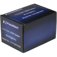 ProquipDigital 1 in 2 Out HDMI Splitter - 4K @ 60Hz HDR - 17H12SPHDR