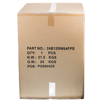 Datatek 12U 450mm Deep Wall Mount Data Cabinet - FPS Series - 24B12RW64FPS