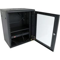 Datatek 15U 450mm Deep Wall Mount Data Cabinet - FPS Series - 24B15RW64FPS