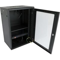 Datatek 18U 450mm Deep Wall Mount Data Cabinet - FPS Series - 24B18RW64FPS