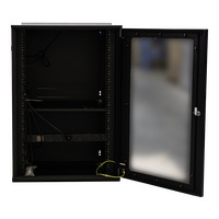 Datatek 18U 600mm Deep Wall Mount Data Cabinet - FPS Series - 24B18RW66FPS