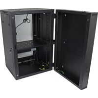 Datatek 18U 600mm Swing Frame Wall Mount Data Cabinet - SFPS Series - 24B18RWS66FPS