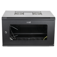 Datatek 6U 450mm Deep Wall Mount Data Cabinet - FPS Series - 24B6RW64FPS