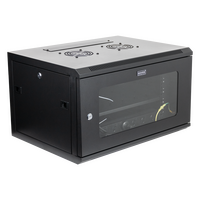 Datatek 6U 450mm Deep Wall Mount Data Cabinet - FPS Series - 24B6RW64FPS