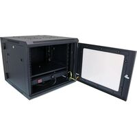 Datatek 9U 600mm Swing Frame Wall Mount Data Cabinet - SFPS Series - 24B9RWS66FPS