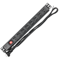 Datatek 8 Way Horizontal Power Rail - 24EH8PDU