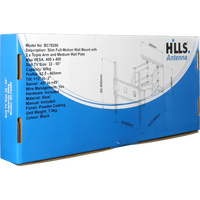 Hills Antenna BC78200 Double Arm Full Motion TV Mount- 32" - 55" - BC78200