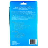 Hills Antenna FC658233C LARA UHF PSU6F Masthead Amplifier with 4G Filter - FC658233C