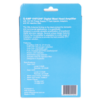 Hills Antenna FC658261C Q-Amp 4G Masthead Amplifier with PSU6F - FC658261C