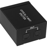 ProquipDigital 2 Way Digital Optical Audio Splitter - 17HOPSP12