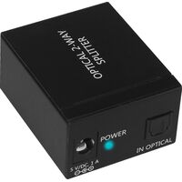 ProquipDigital 2 Way Digital Optical Audio Splitter - 17HOPSP12