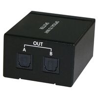 ProquipDigital 2 Way Digital Optical Audio Splitter - 17HOPSP12