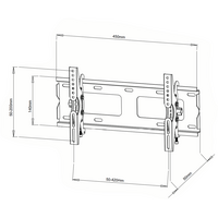 Digitek 13" - 37" Tilt Universal LCD Bracket - 45KG - 22PLB101