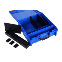 StorageTek Case Large ABS Lid c/w dividers-Blue - 33STL-BL